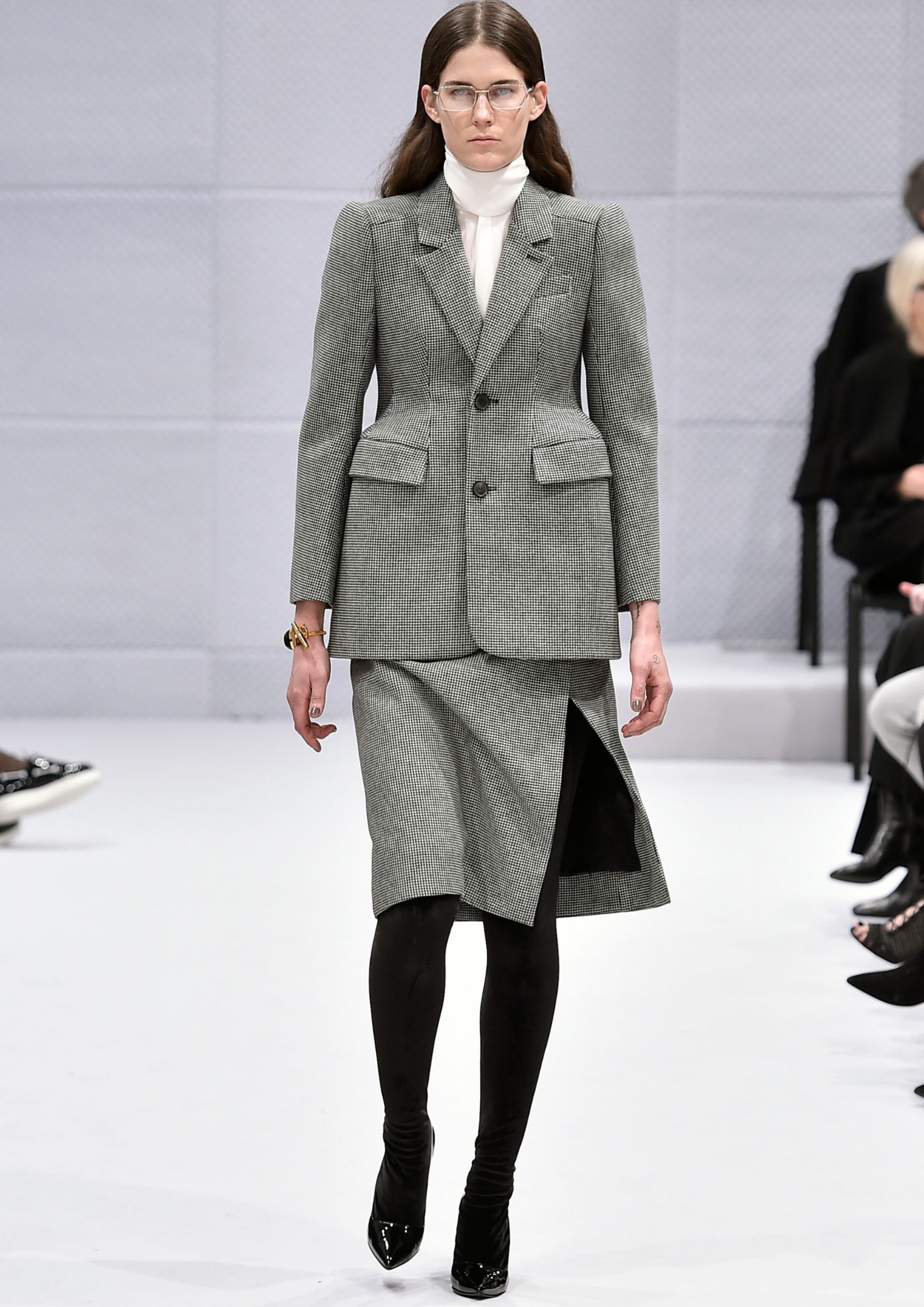 Demna Gvasalia for Balenciaga, Autumn Winter 2016 ready-to-wear, look 1. Photograph - Catwalking.com