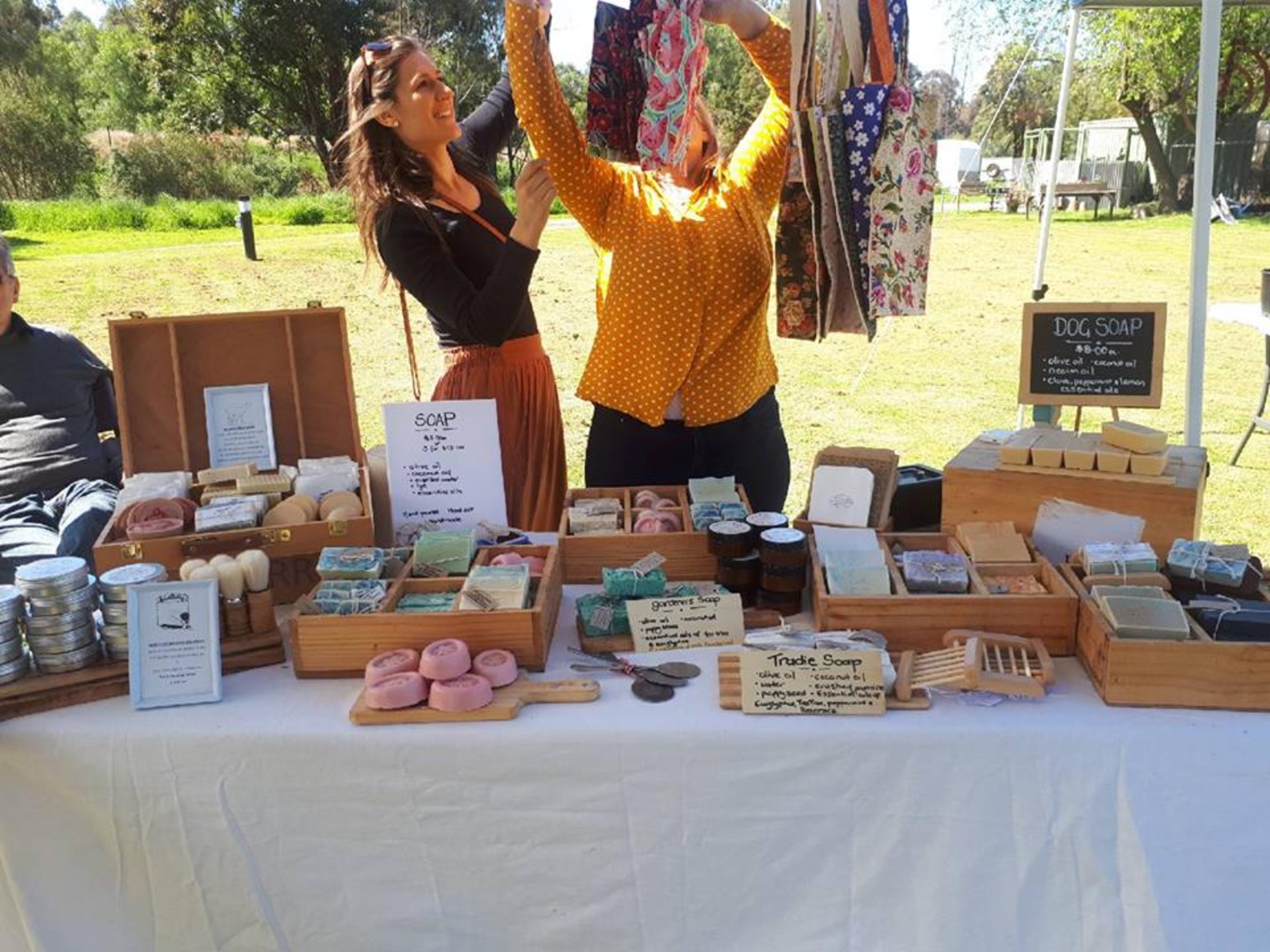 Locally made products at Peppergreen Farm Community Market