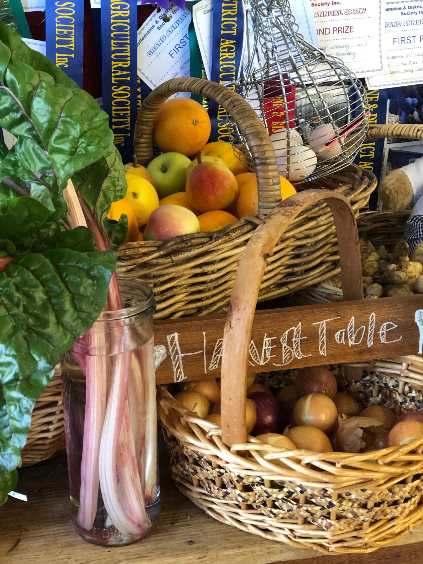 Produce from the Stephanie Alexander Kitchen Garden Program at Winters Flat Primary School.